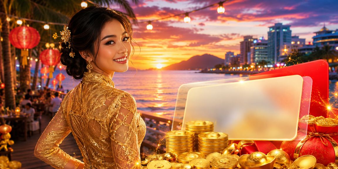 Pengguna Malaysia di Kota Kinabalu mengikuti pertaruhan sukan dalam pakaian tradisional kebaya