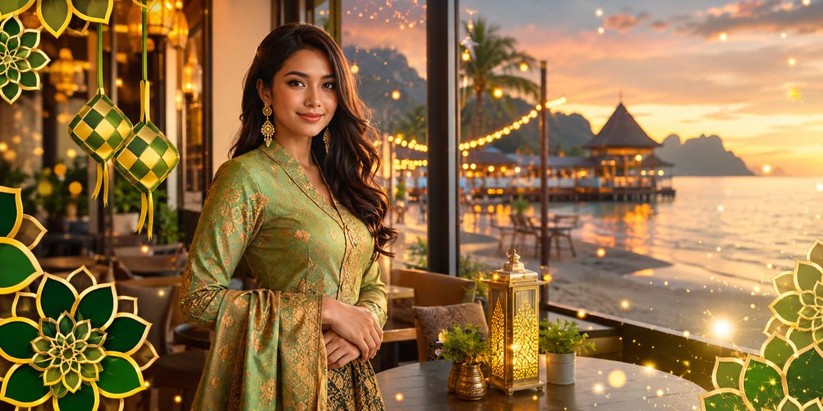 Pengguna melayari platform pertaruhan dalam talian semasa Hari Raya di Langkawi